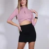 CROP TOP ΡΟΖ ΚΡΟΥΑΖΕ