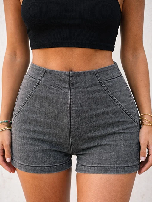 ΣΟΡΤΣΑΚΙ ΤΖΙΝ ΕΛΑΣΤΙΚΟ ΓΚΡΙ