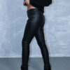 Παντελόνι δερματίνη μαύρο σωλήνα