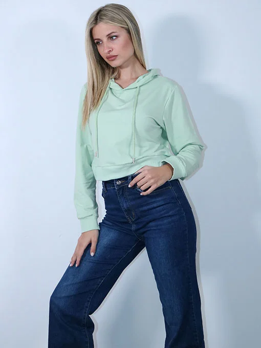 Φουτεράκι βεραμάν κοντό με κουκούλα