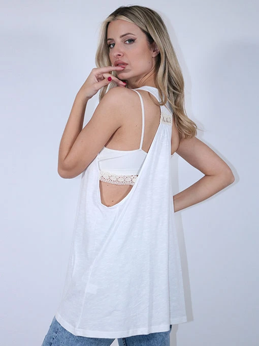 ΜΠΛΟΥΖΑ ΜΕ ΑΝΟΙΓΜΑΤΑ ΛΕΥΚΗ