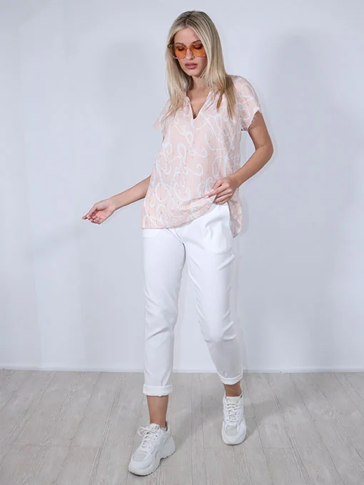 ΚΟΝΤΟΜΑΝΙΚΗ ΜΠΛΟΥΖΑ ΜΕ GLITTER