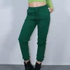 Φόρμα παντελόνι πράσινο κοτλέ ελαστικό
