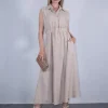 Φόρεμα τύπου λινό