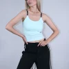 Μπούστο με εσωτερικά cups βεραμάν ελαστικό