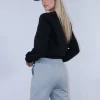 Μπλούζα φούτερ μαύρη don't look