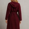 Oversize Ζακέτα Τσόχα μπορντό