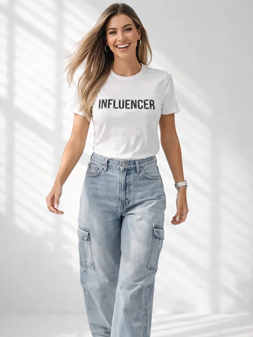 ΜΠΛΟΥΖΑ ΛΕΥΚΗ ΜΕ STRASS INFLUENRER