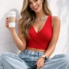 CROP TOP ΚΟΚΚΙΝΟ ΚΡΟΥΑΖΕ ΡΙΠ